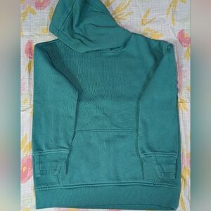 Girls Hoodie, Blue/Green, Size 7-8